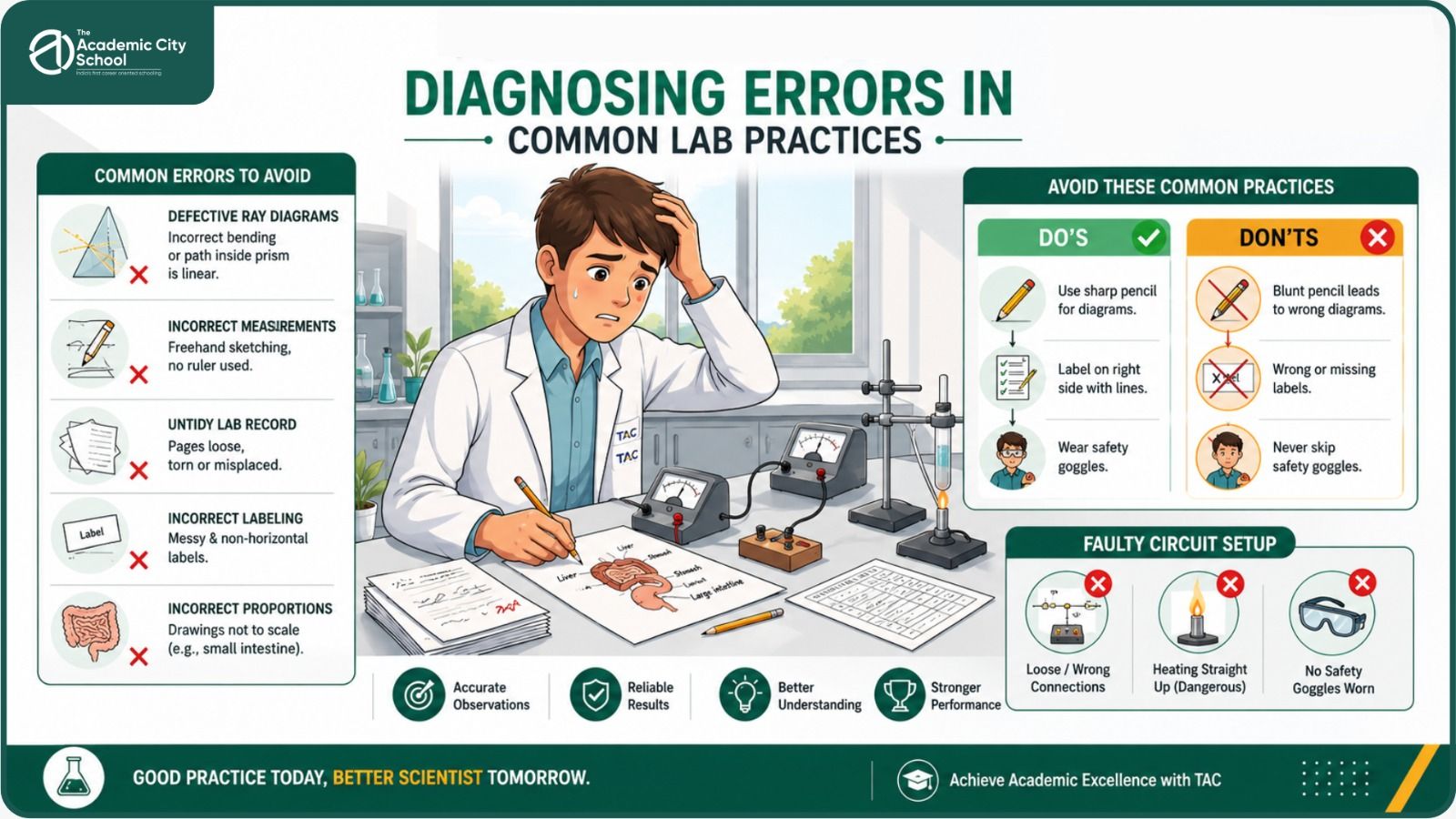 Common practical and diagram errors