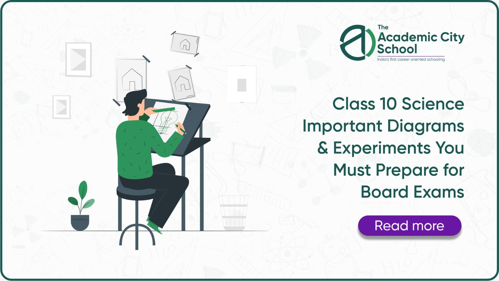 Class 10 Science diagrams and experiments banner