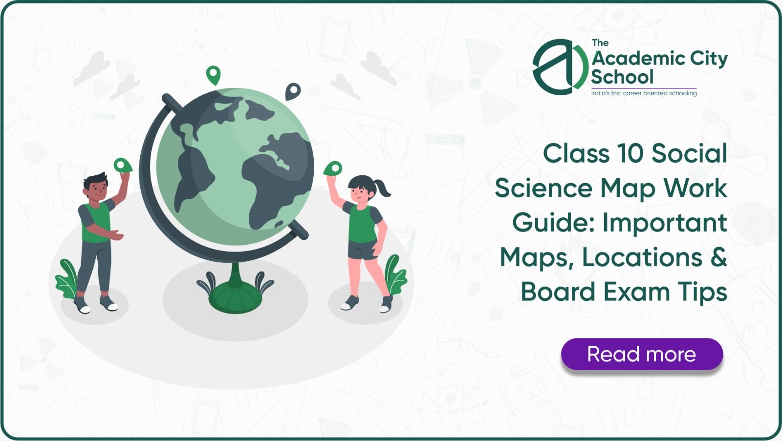 Class 10 Social Science map work banner