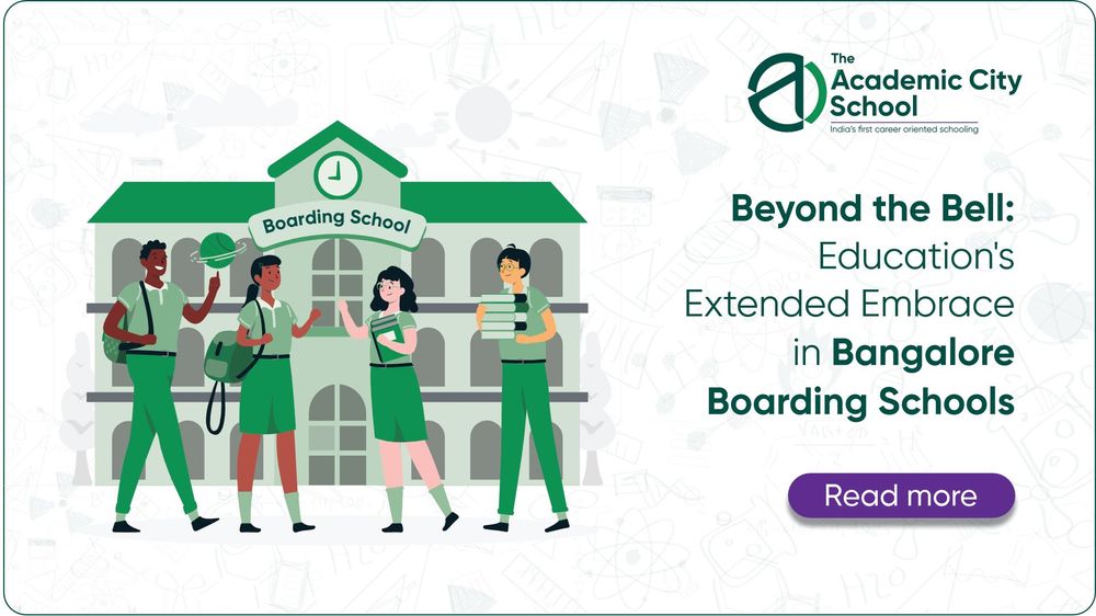 Teachers guiding students at The Academic City